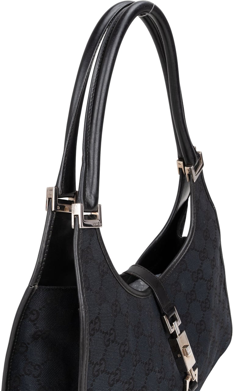 Gucci Gucci GG Monogram Jackie Handbag Zwart