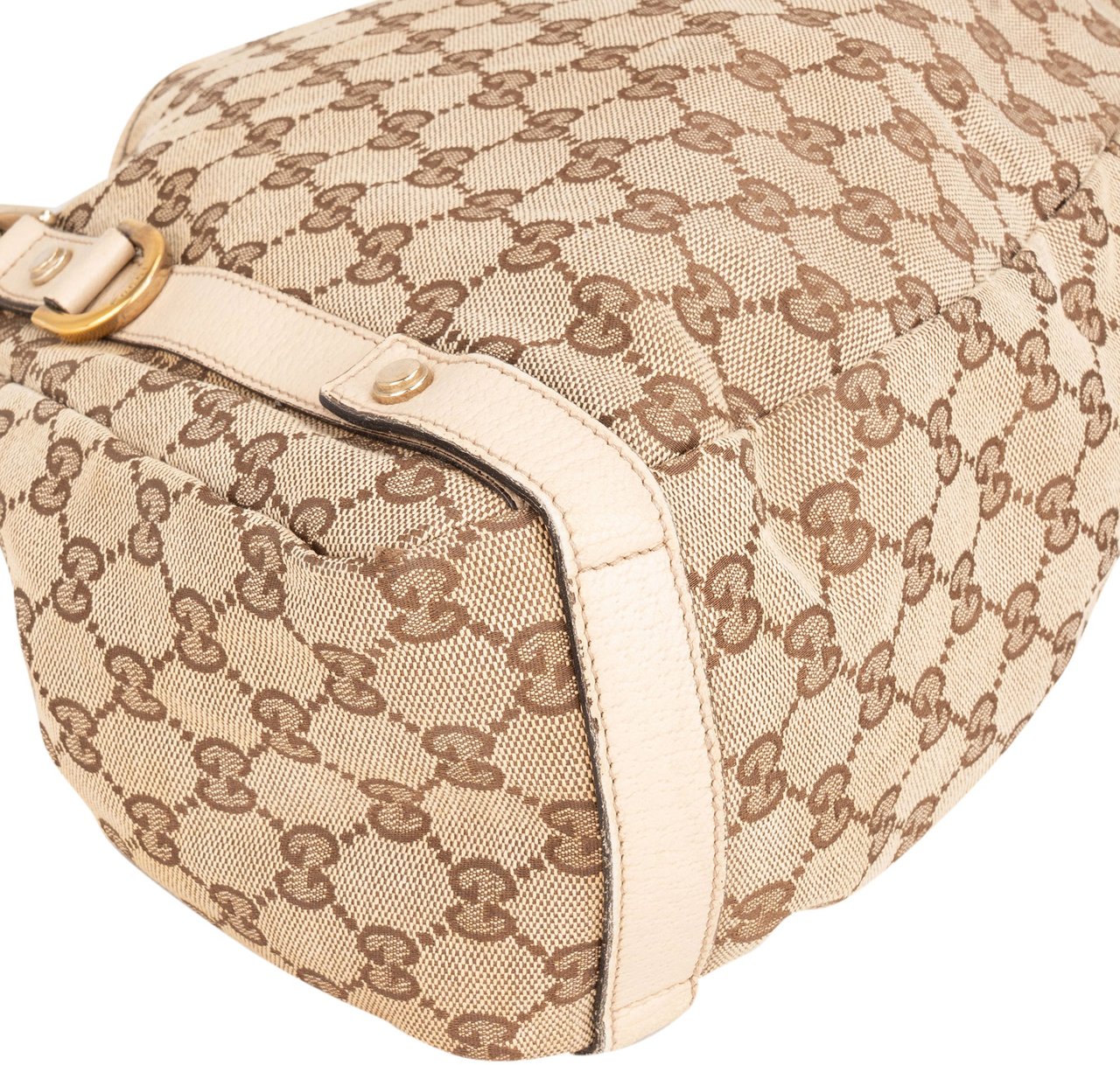 Gucci Gucci GG Monogram Abbey Handbag Bruin