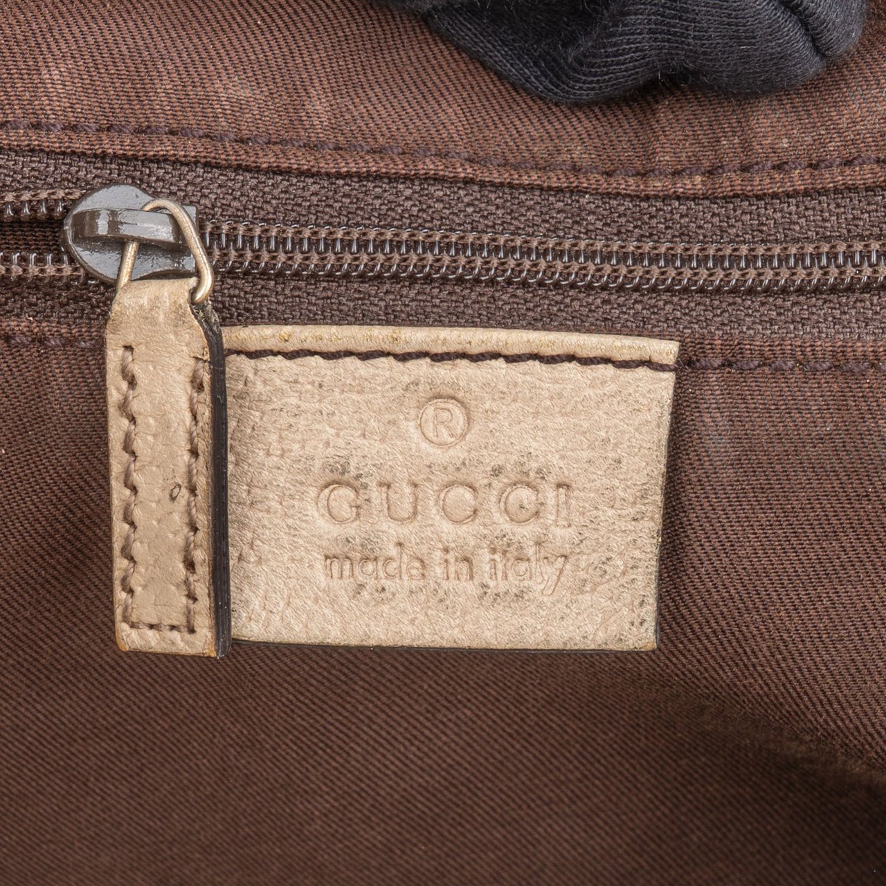 Gucci Gucci GG Monogram Abbey Handbag Bruin