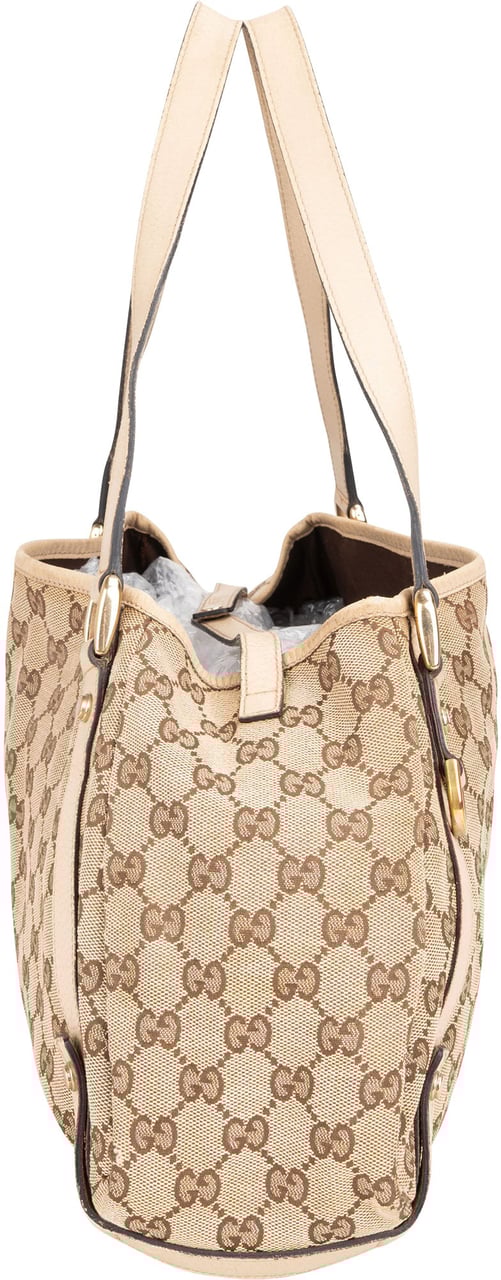 Gucci Gucci GG Monogram Abbey Handbag Bruin