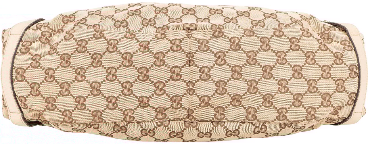 Gucci Gucci GG Monogram Abbey Handbag Bruin