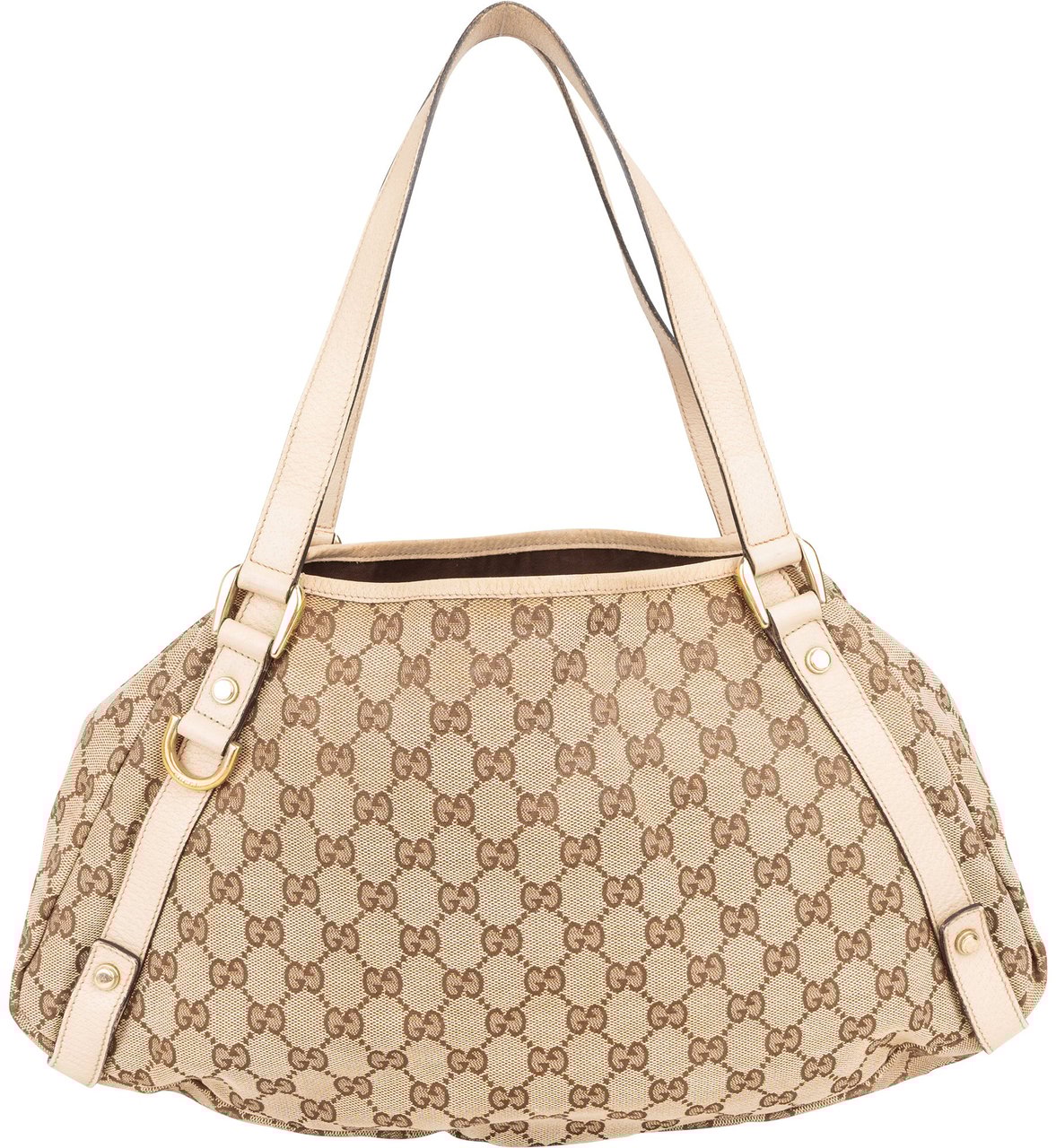 Gucci Gucci GG Monogram Abbey Handbag Bruin