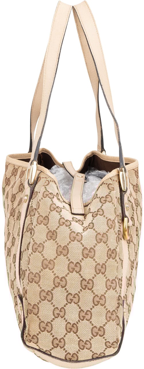 Gucci Gucci GG Monogram Abbey Handbag Bruin