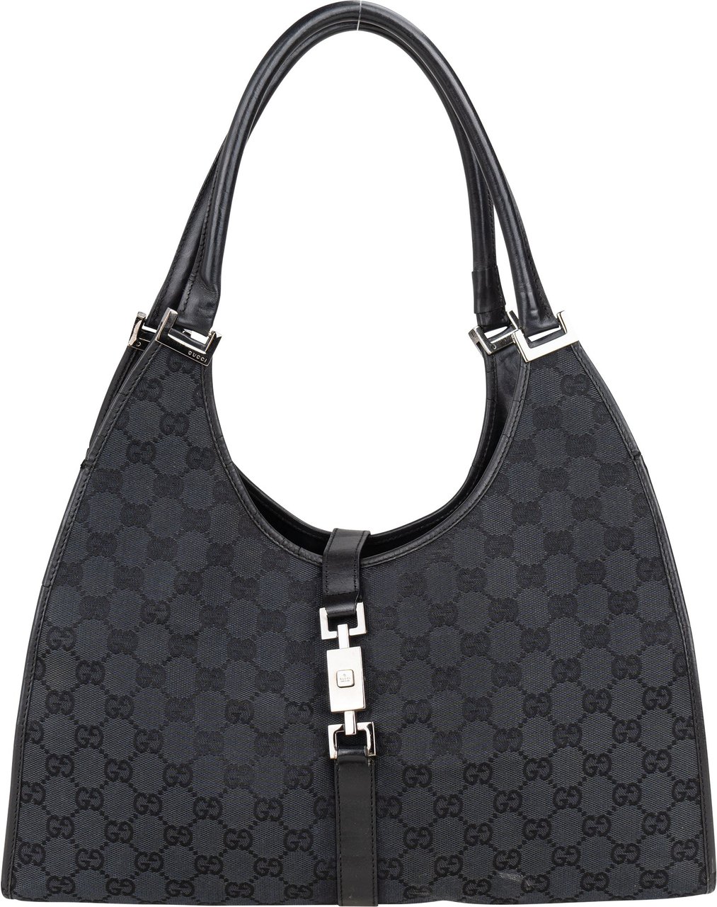 Gucci Gucci GG Monogram Jackie Handbag Zwart