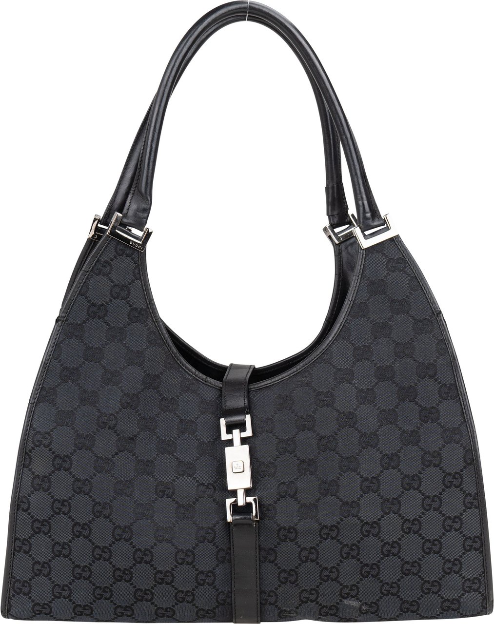 Gucci Gucci GG Monogram Jackie Handbag Zwart