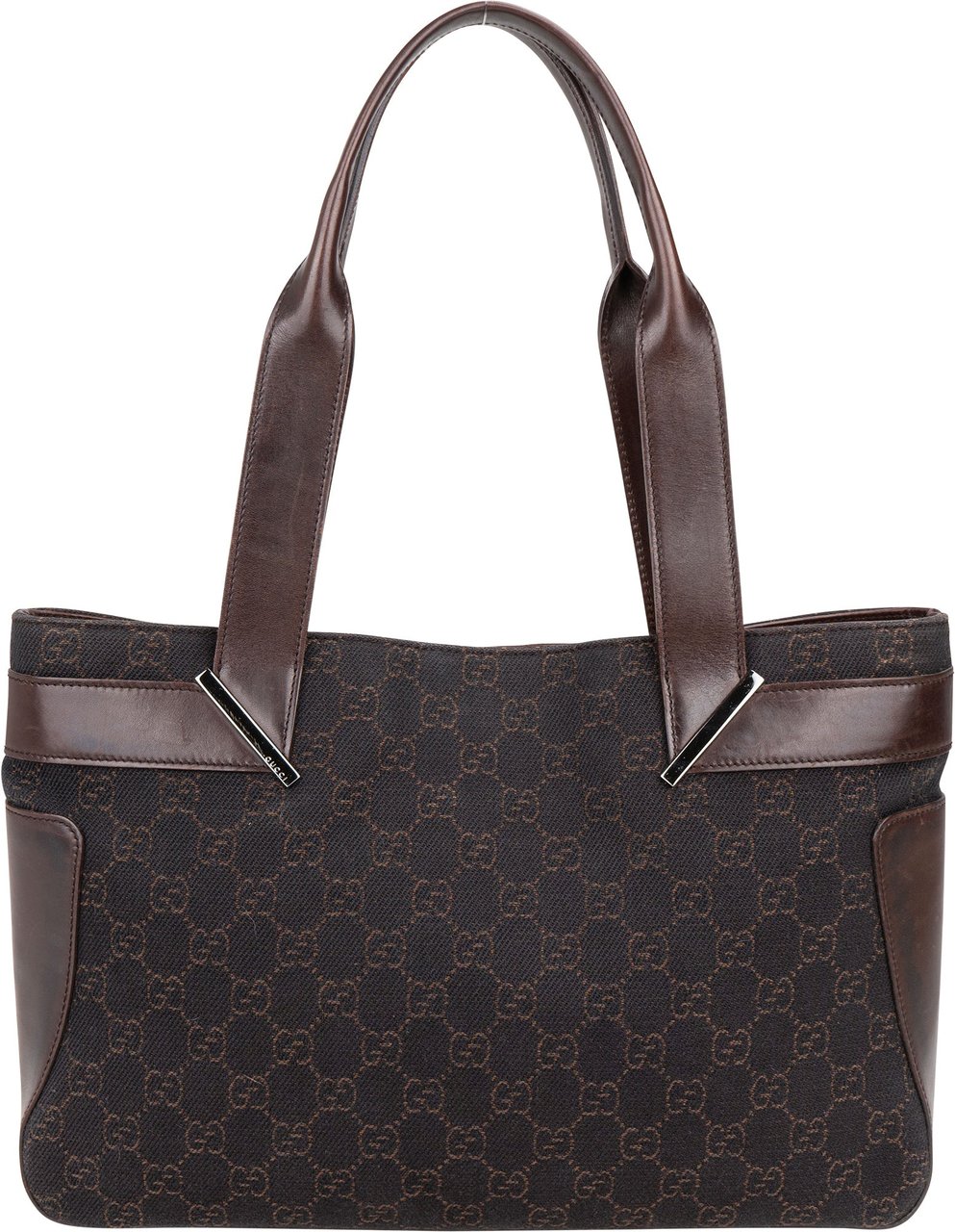 Gucci Gucci GG Monogram Handbag Bruin