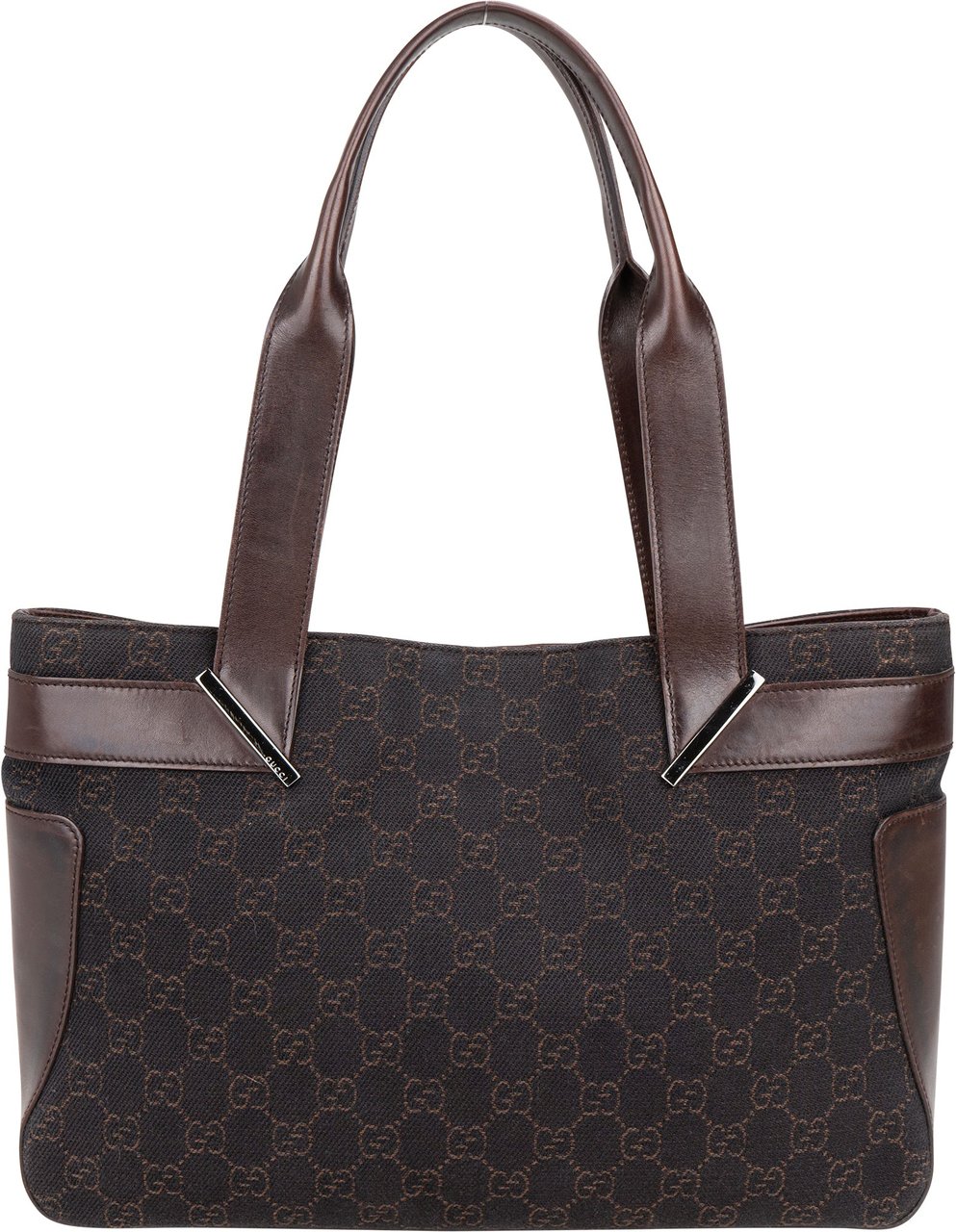 Gucci Gucci GG Monogram Handbag Bruin