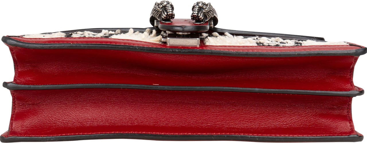 Gucci Gucci GG Tweed Monogram Dionysus Shoulder Bag Wit