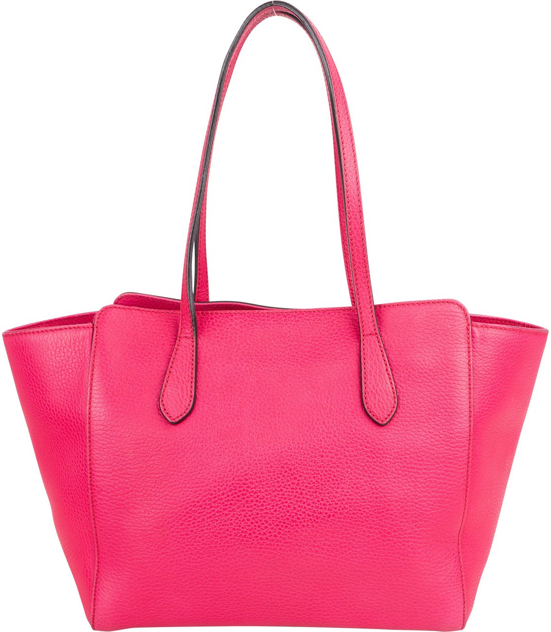 Gucci Gucci Pink Leather Swing Handbag Rood