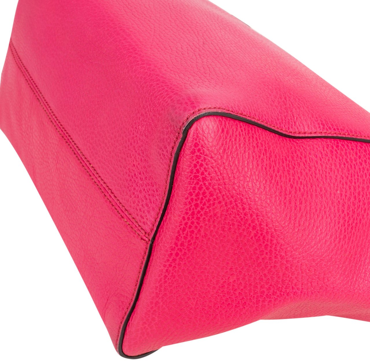 Gucci Gucci Pink Leather Swing Handbag Rood