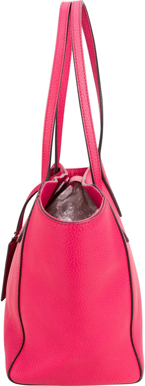 Gucci Gucci Pink Leather Swing Handbag Rood