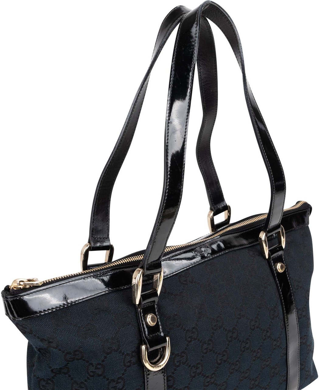 Gucci GG Monogram Abbey Handbag Zwart