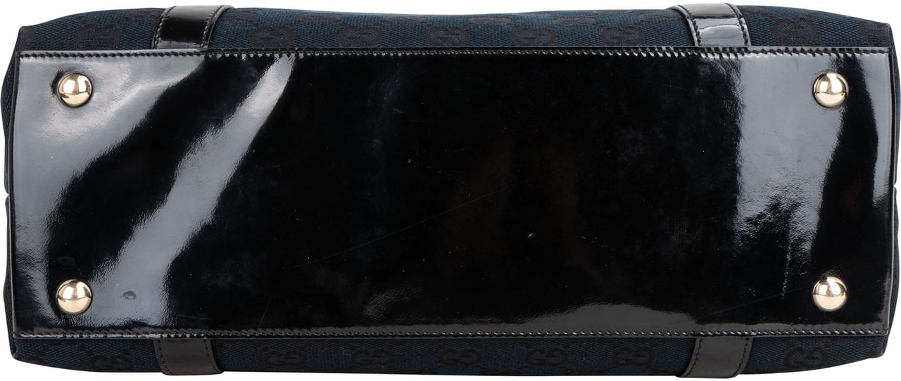 Gucci Gucci GG Monogram Abbey Handbag Zwart