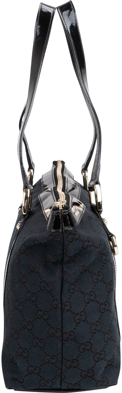 Gucci Gucci GG Monogram Abbey Handbag Zwart