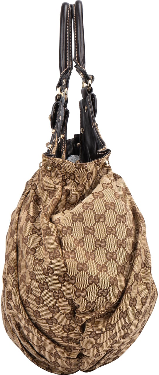 Gucci Gucci GG Monogram Pelham Handbag Bruin