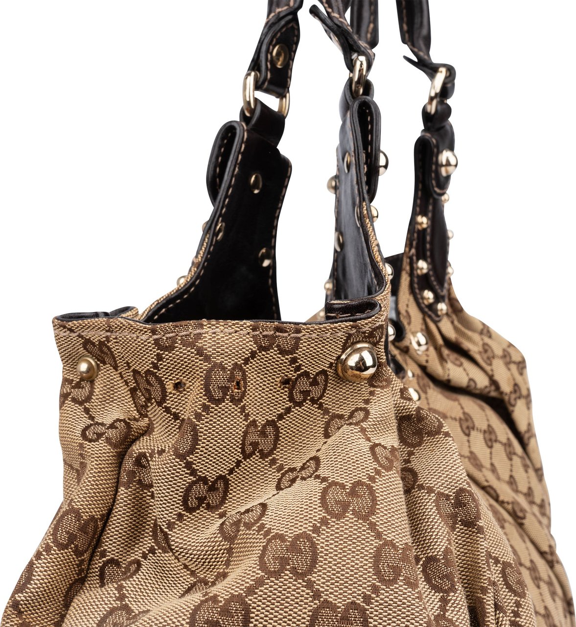 Gucci Gucci GG Monogram Pelham Handbag Bruin