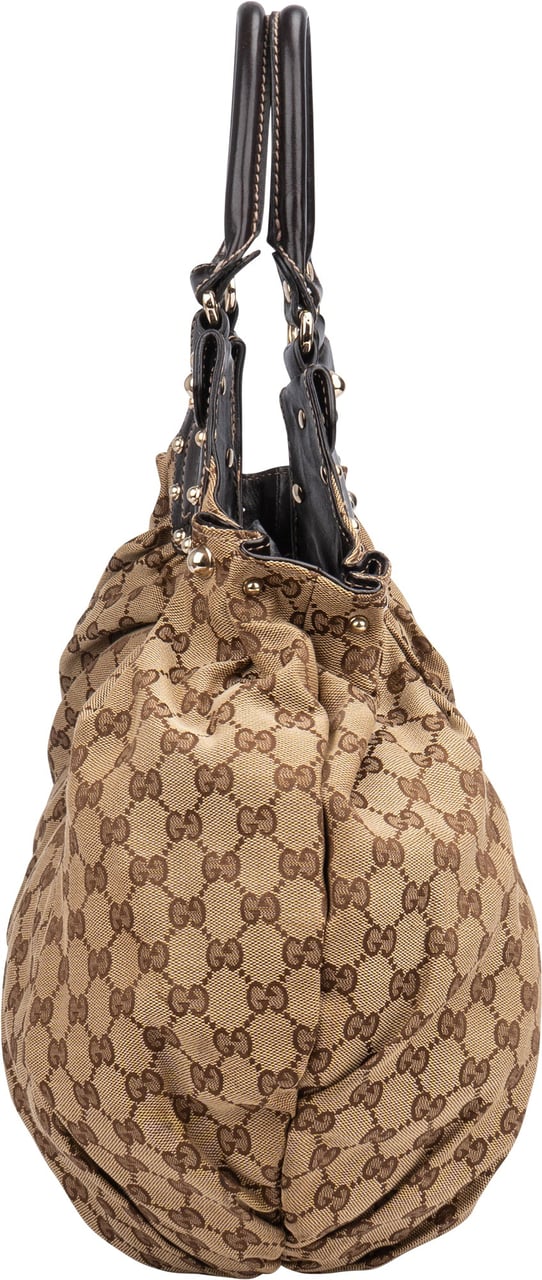 Gucci Gucci GG Monogram Pelham Handbag Bruin