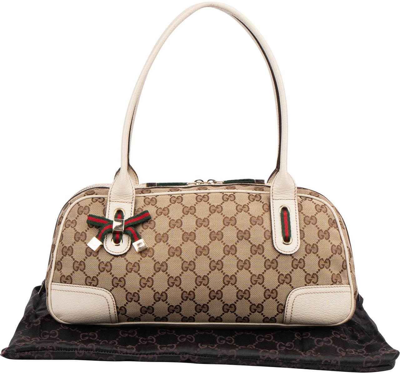 Gucci Gucci GG Monogram Princy Handbag Bruin