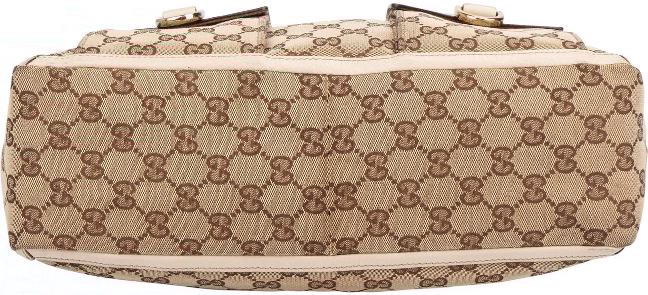 Gucci Gucci GG Monogram Abbey Handbag Bruin