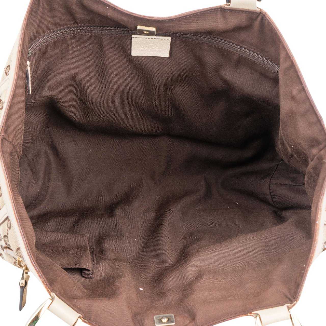 Gucci Gucci GG Monogram Abbey Handbag Bruin