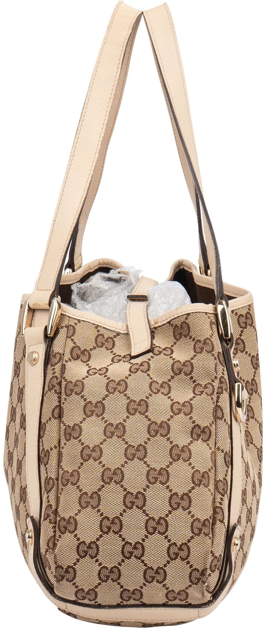Gucci Gucci GG Monogram Abbey Handbag Bruin