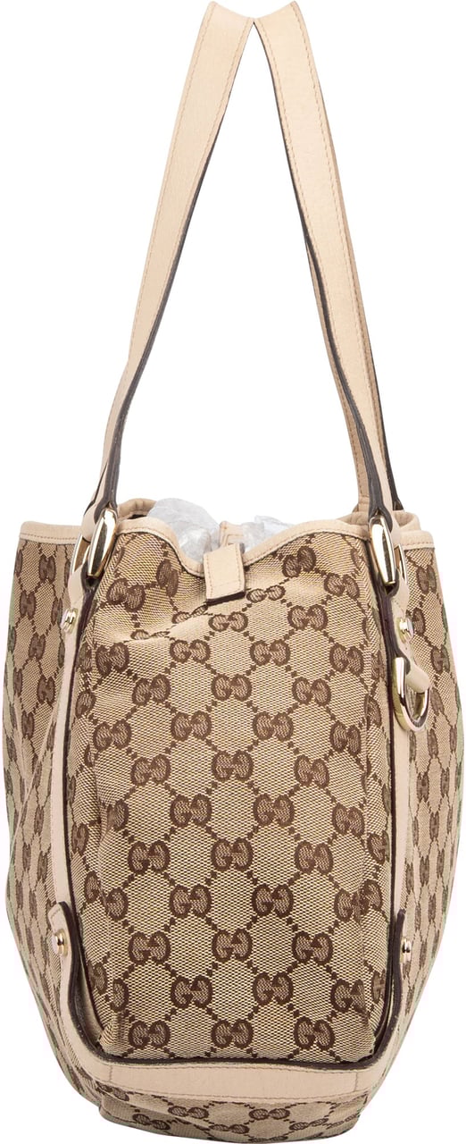 Gucci Gucci GG Monogram Abbey Handbag Bruin