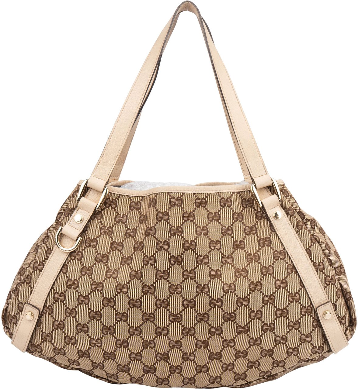 Gucci Gucci GG Monogram Abbey Handbag Bruin