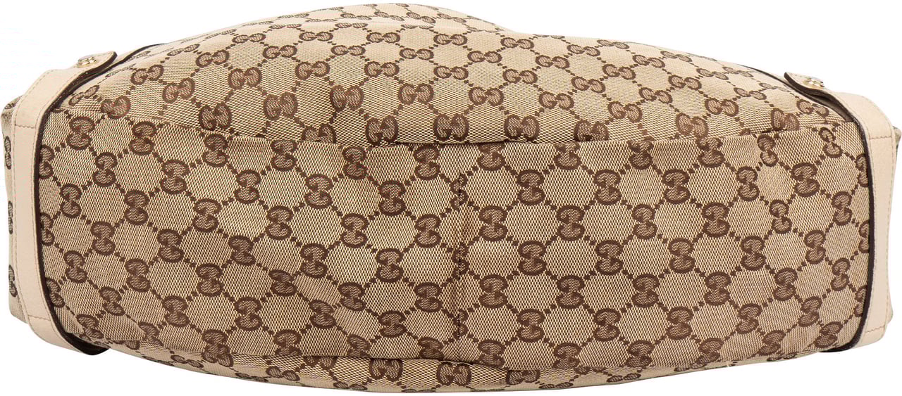 Gucci Gucci GG Monogram Abbey Handbag Bruin