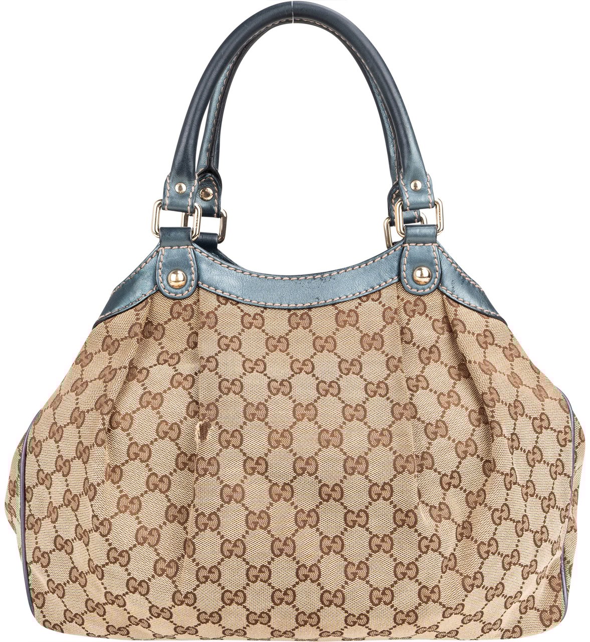 Gucci Gucci GG Monogram Sukey Handbag Bruin