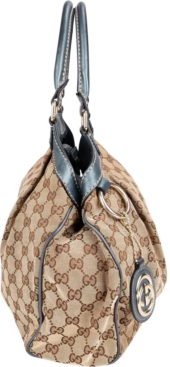 Gucci Gucci GG Monogram Sukey Handbag Bruin