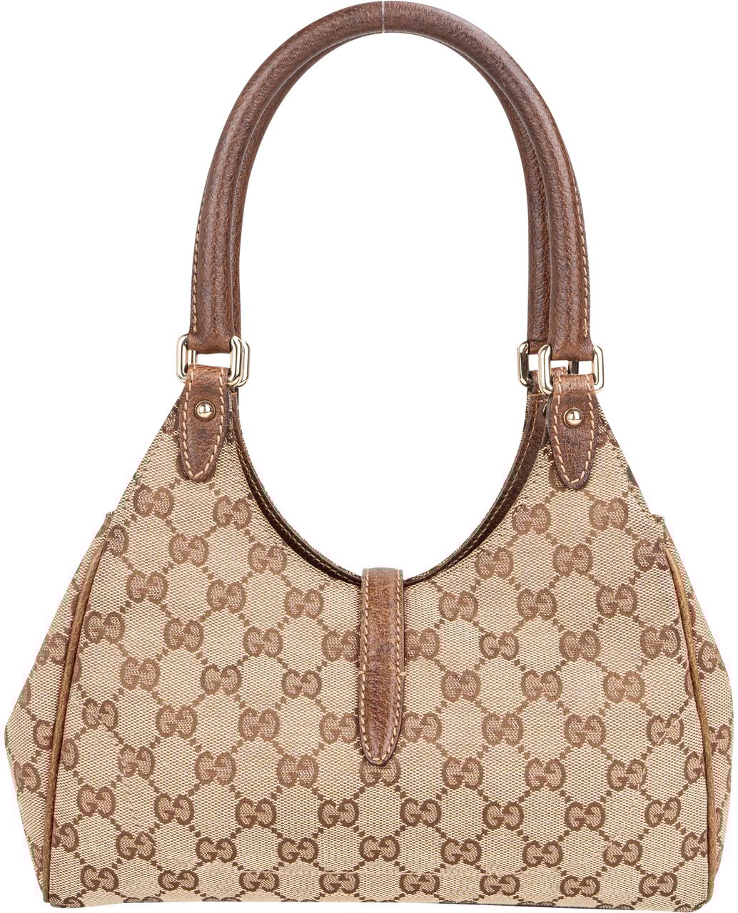 Gucci Gucci GG Monogram Jackie Handbag Bruin