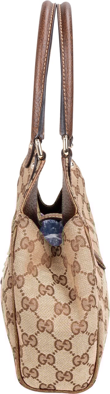 Gucci Gucci GG Monogram Jackie Handbag Bruin