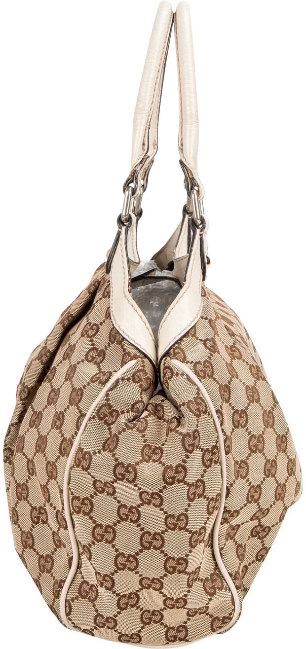 Gucci Gucci GG Monogram Sukey Handbag Bruin