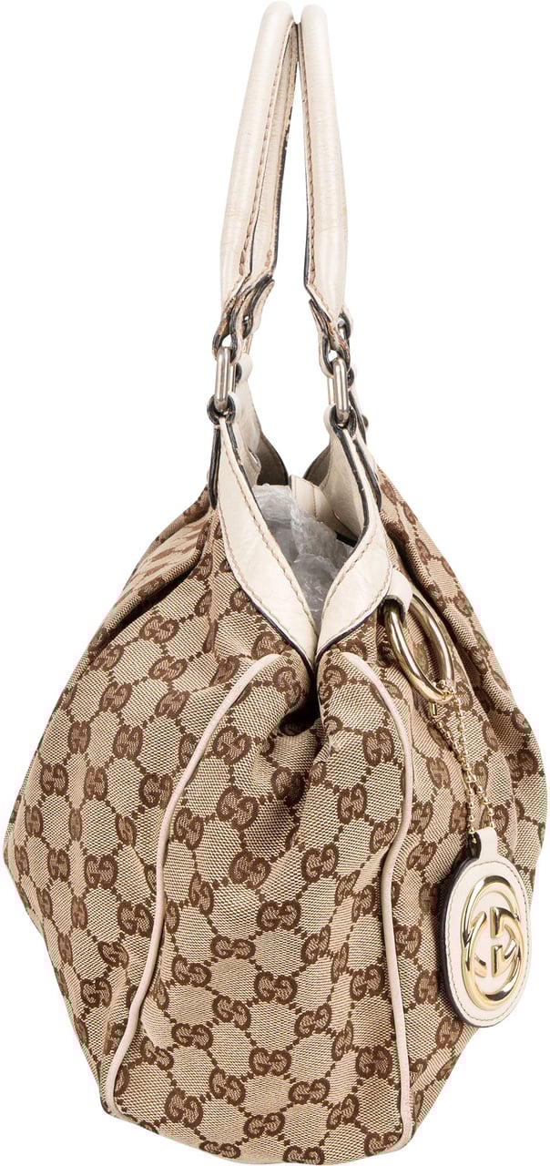 Gucci Gucci GG Monogram Sukey Handbag Bruin