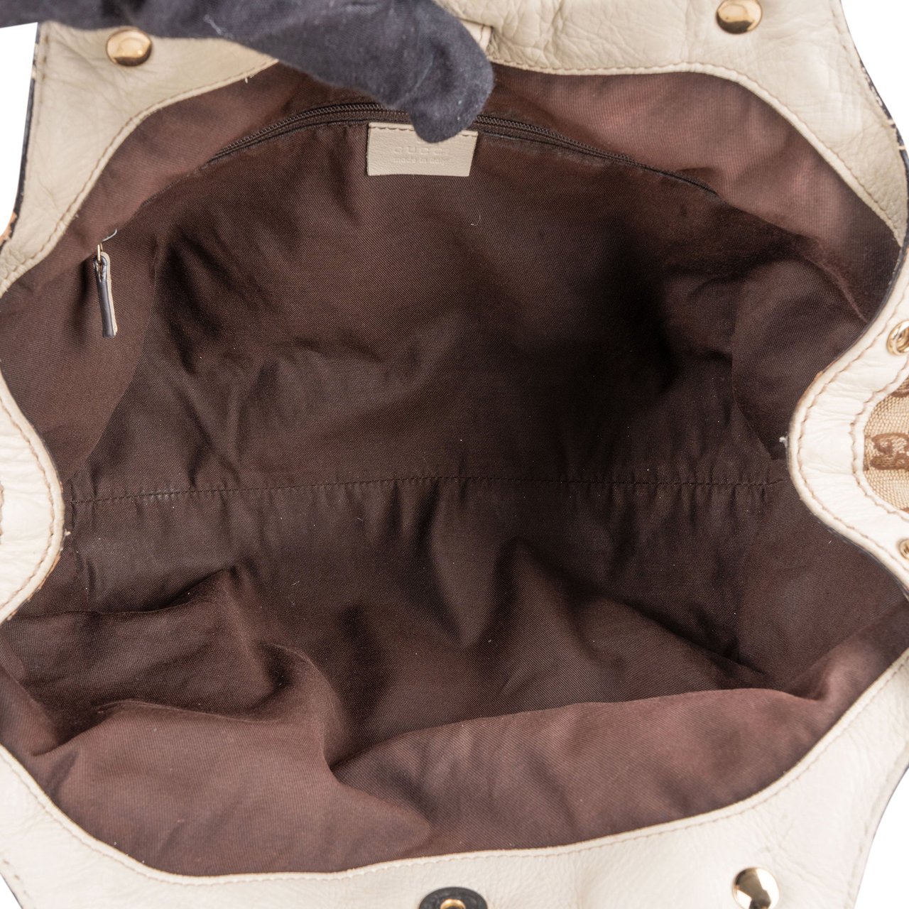 Gucci Gucci GG Monogram Sukey Handbag Bruin