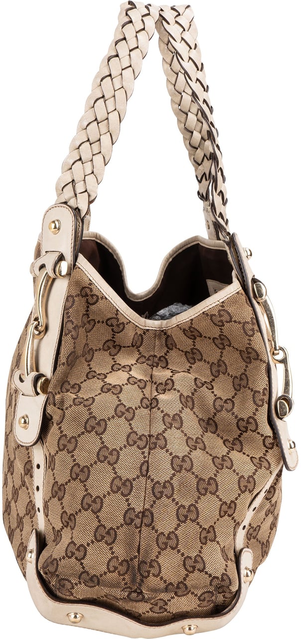 Gucci Gucci GG Monogram Pelham Handbag Bruin