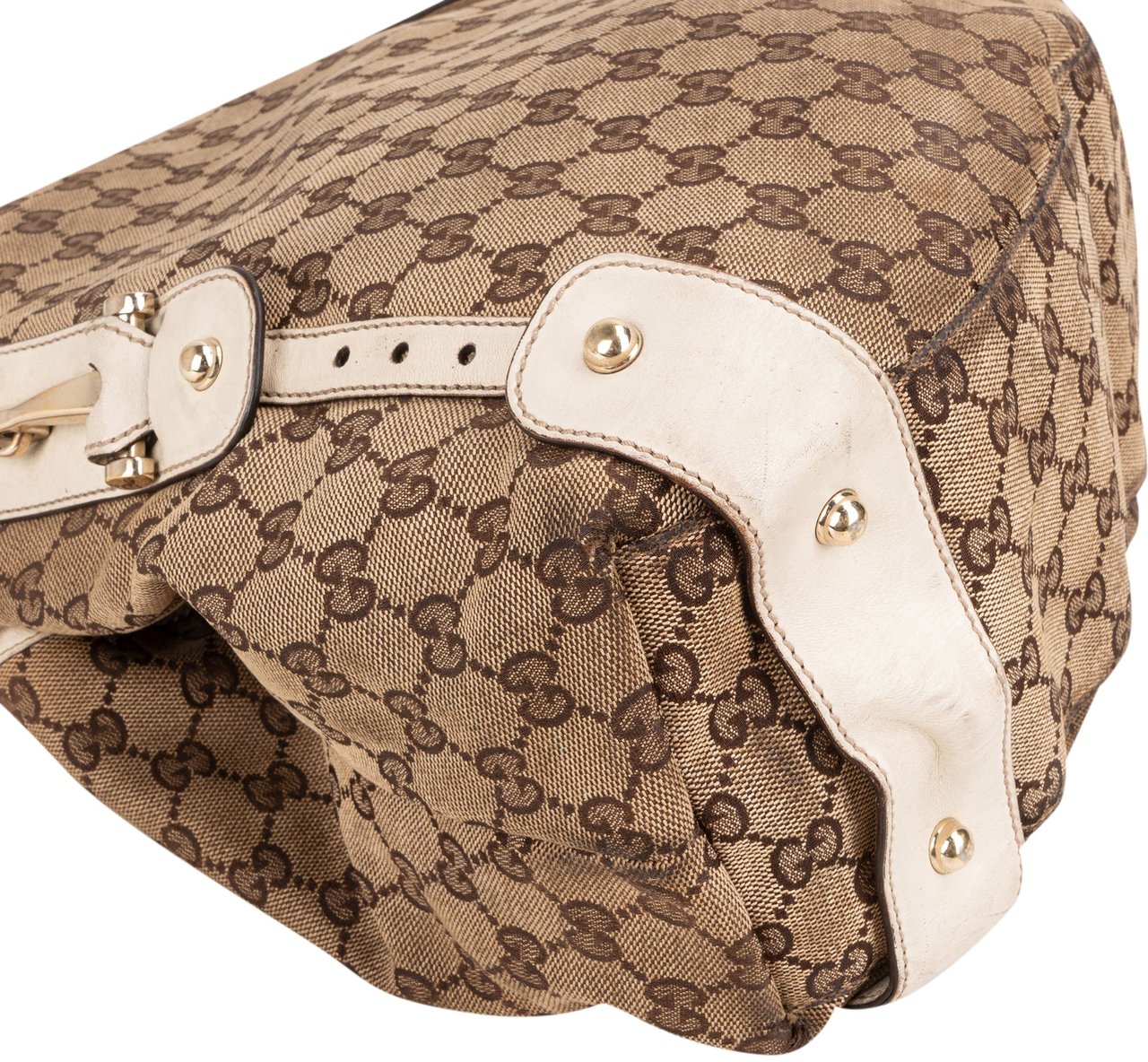 Gucci Gucci GG Monogram Pelham Handbag Bruin