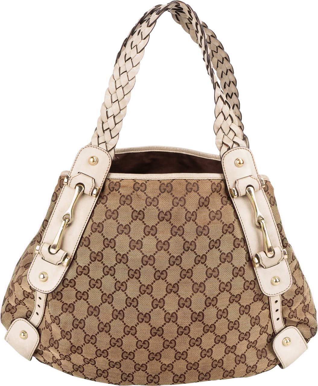 Gucci Gucci GG Monogram Pelham Handbag Bruin
