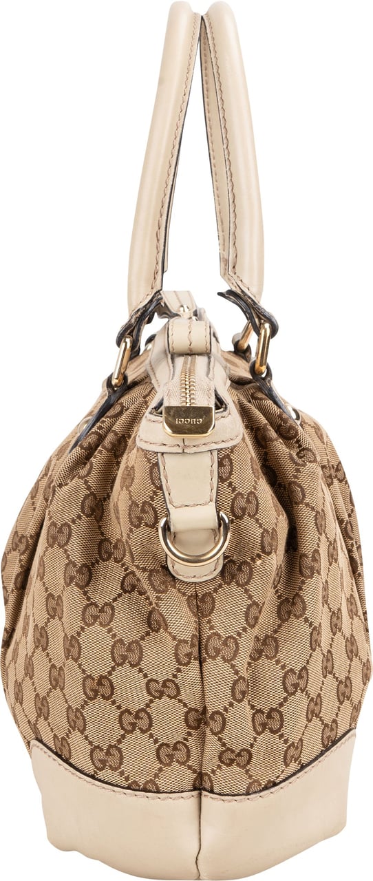 Gucci Gucci GG Monogram Sukey Handbag Bruin
