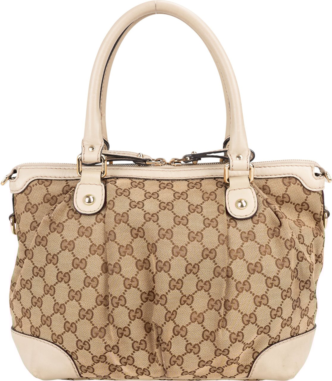 Gucci Gucci GG Monogram Sukey Handbag Bruin
