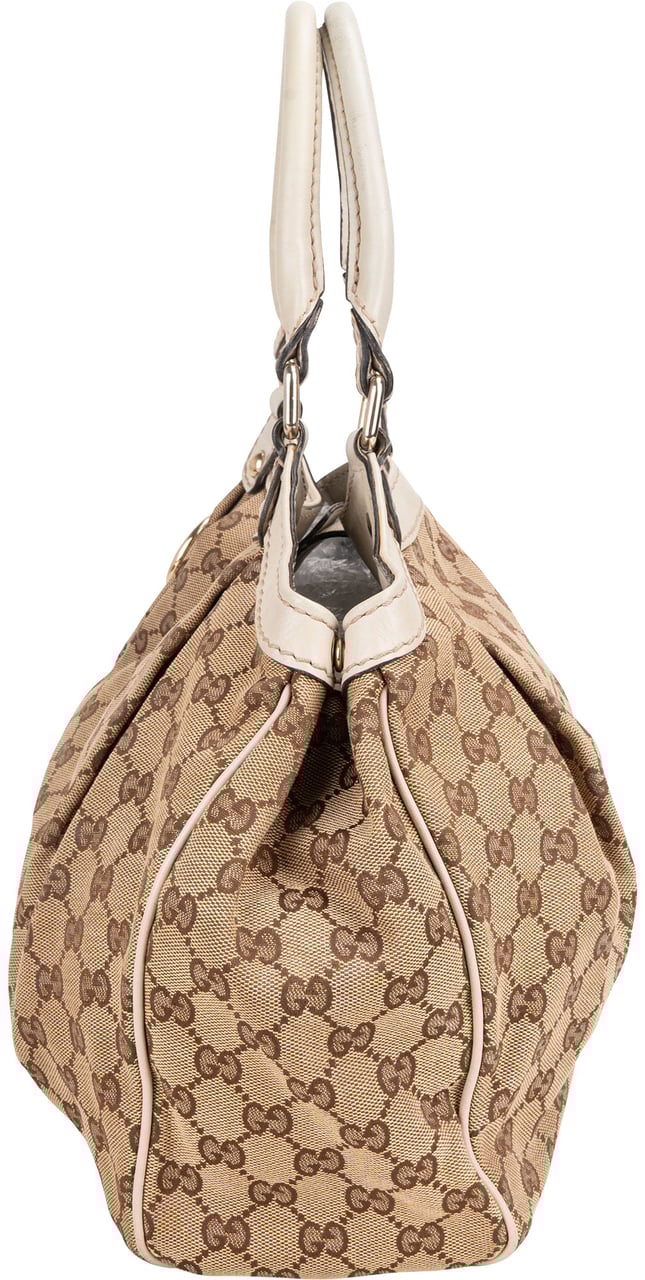 Gucci Gucci GG Monogram Sukey Handbag Bruin