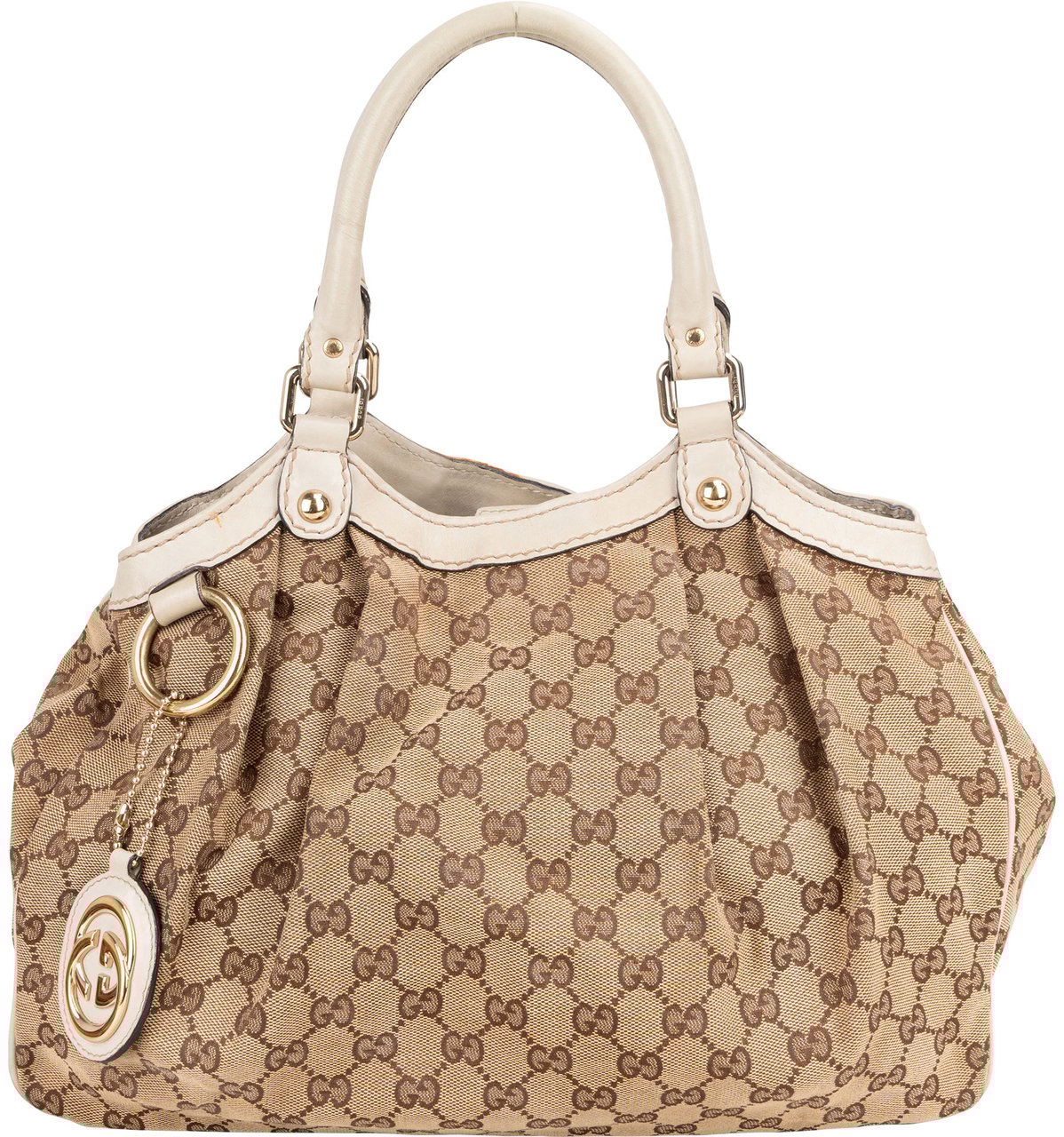 Gucci Gucci GG Monogram Sukey Handbag Bruin