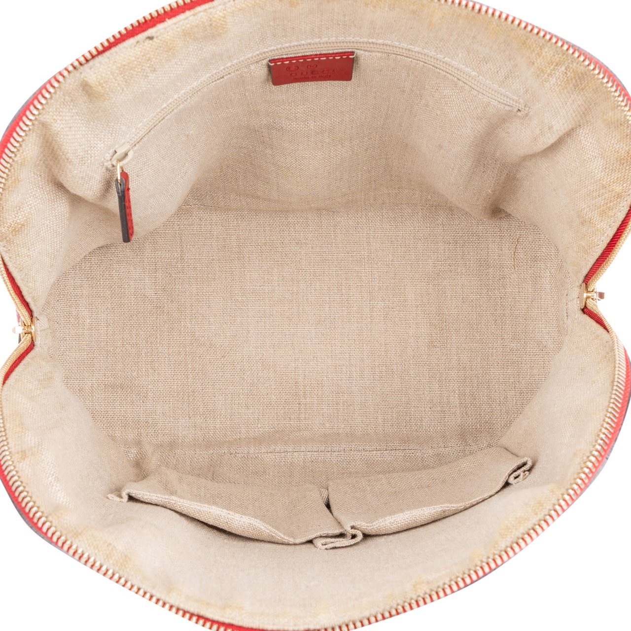 Gucci Gucci Guccissima Monogram Leather Handbag Rood