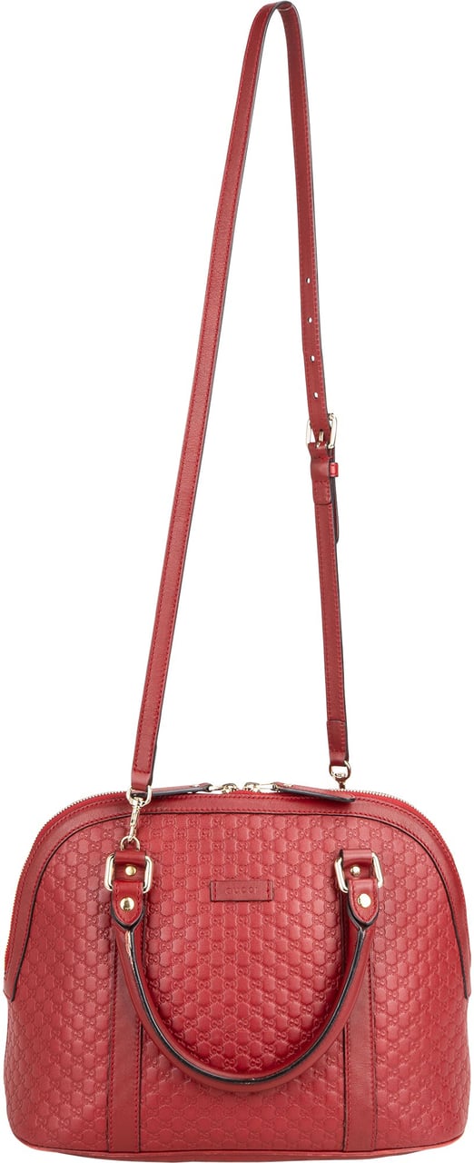 Gucci Gucci Guccissima Monogram Leather Handbag Rood