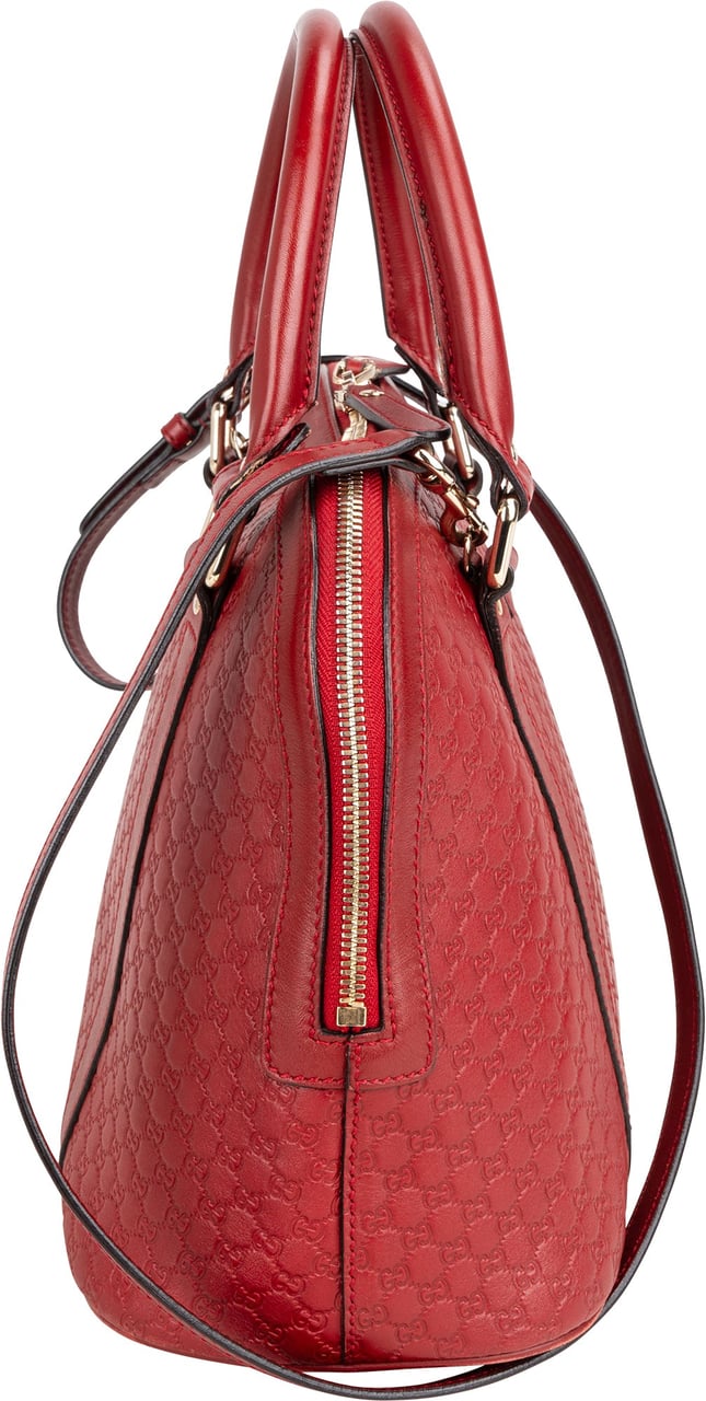 Gucci Gucci Guccissima Monogram Leather Handbag Rood