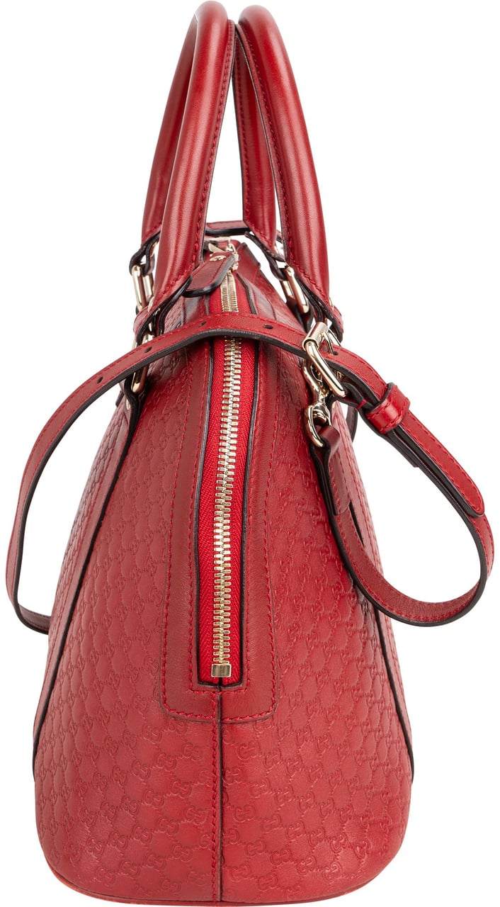 Gucci Gucci Guccissima Monogram Leather Handbag Rood
