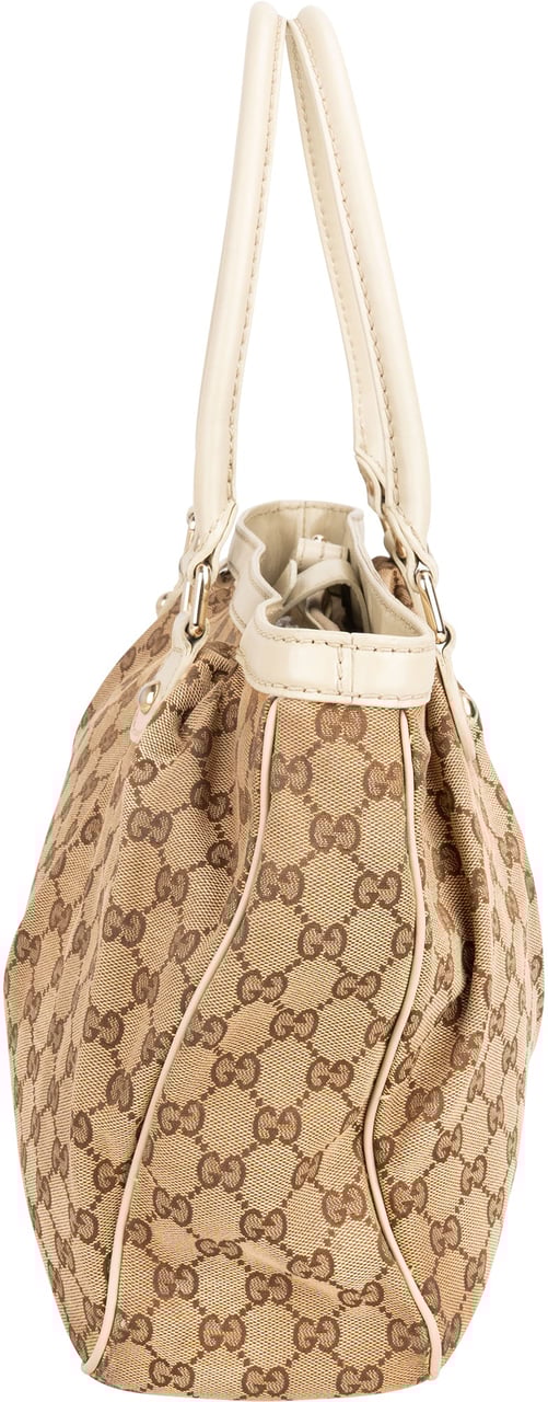 Gucci Gucci GG Monogram Sukey Handbag Bruin