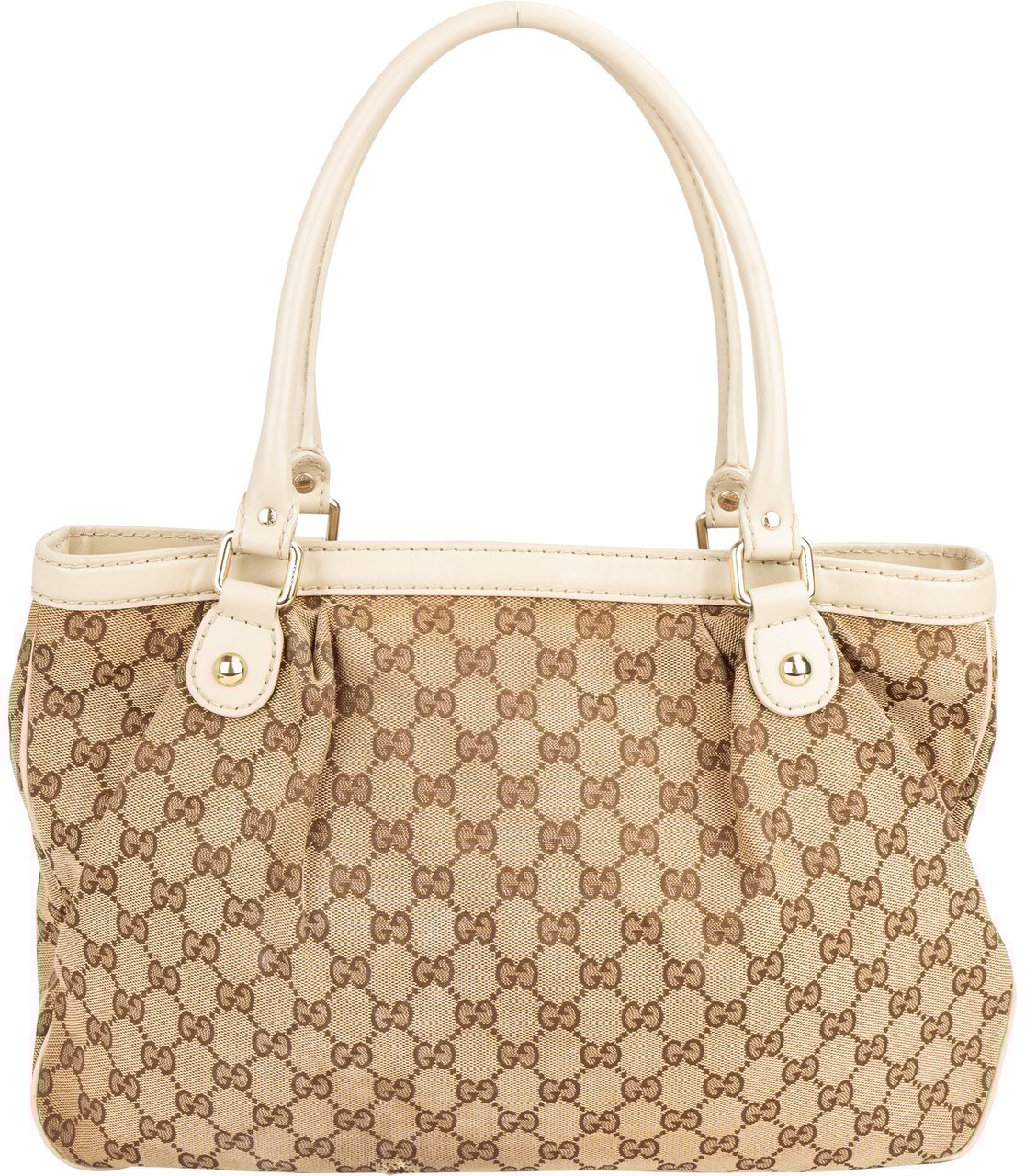 Gucci Gucci GG Monogram Sukey Handbag Bruin