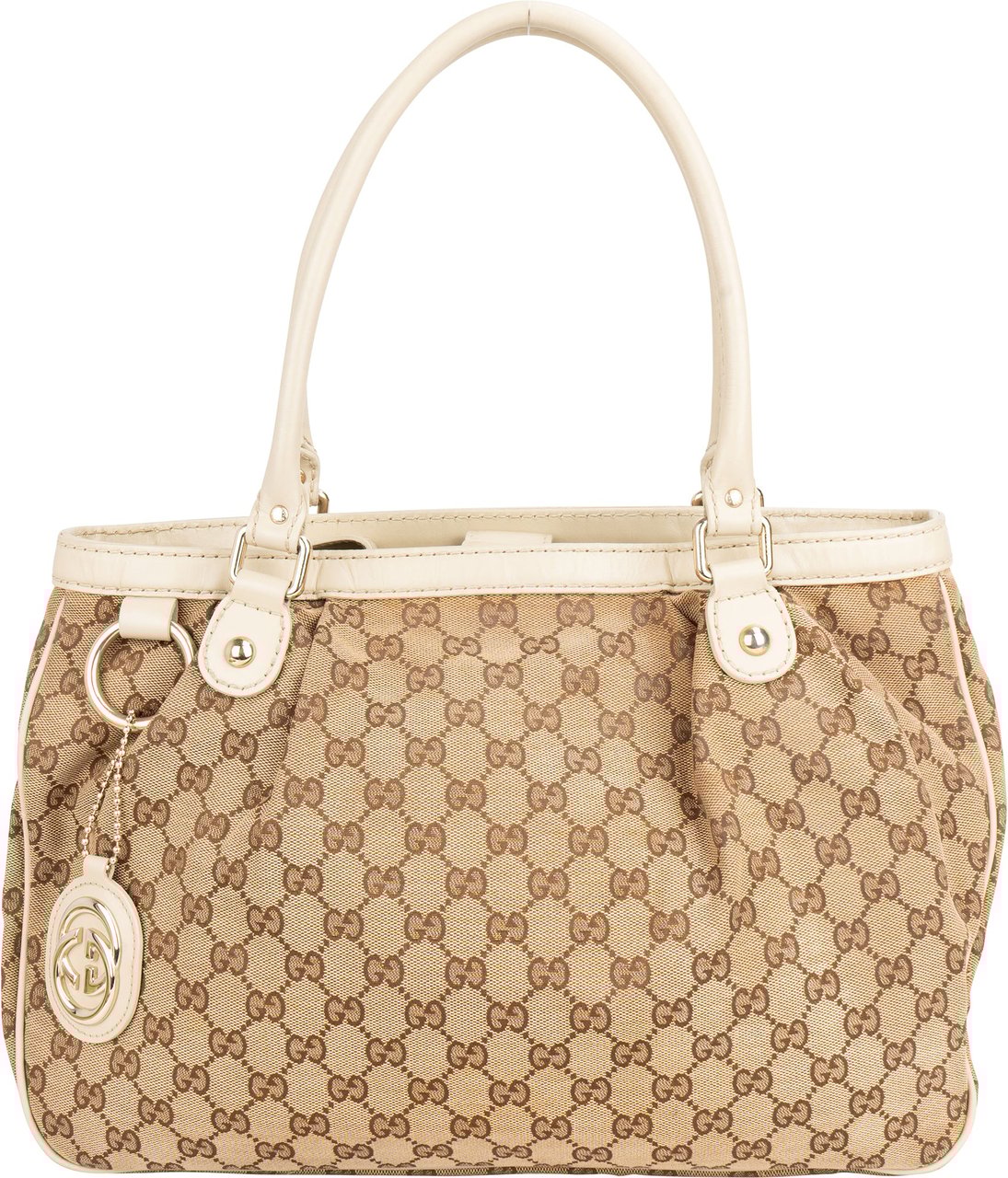 Gucci Gucci GG Monogram Sukey Handbag Bruin