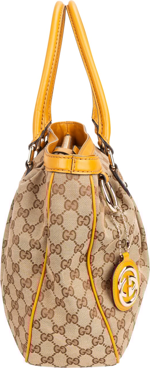 Gucci Gucci GG Monogram Sukey Handbag Bruin